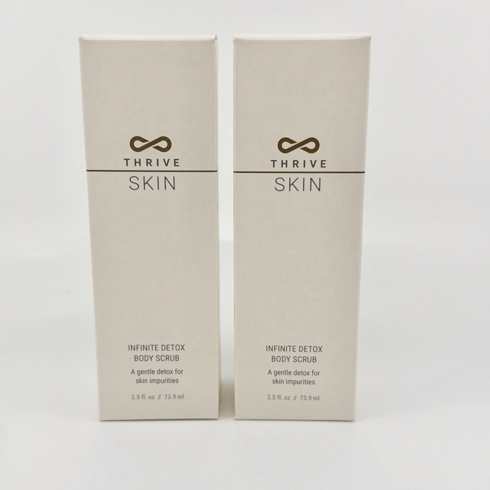 THRIVE Skin Infinite Detox Body Scrub 2.5 oz Le-Vel Exfoliating NEW 2 PACK